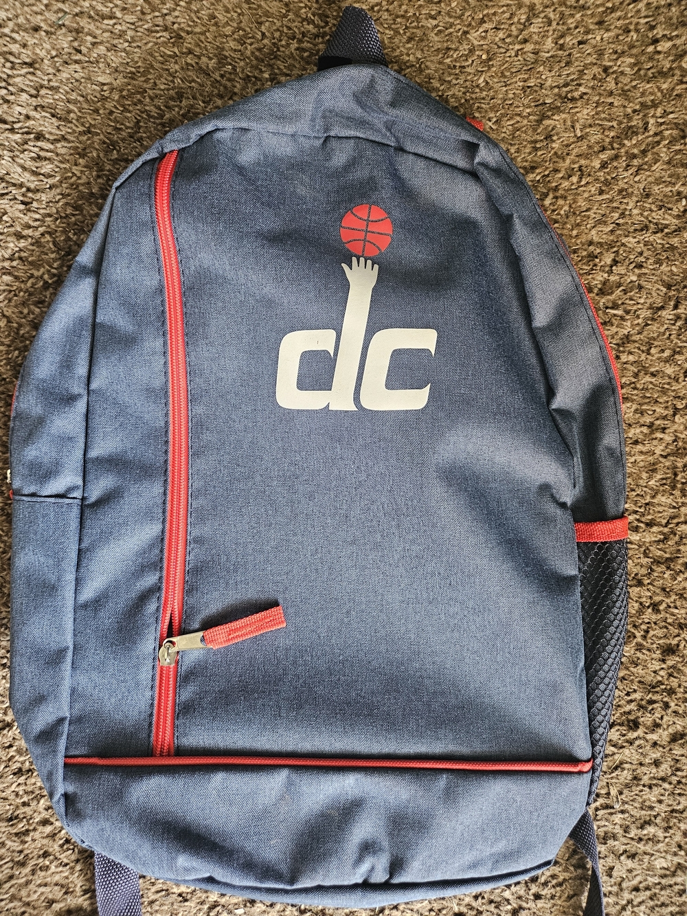dc Logo Navy and Red Men's Backpack